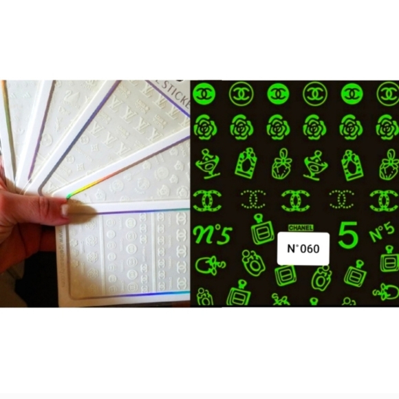 NWT Nail Art Design Decal Stickers N°60! - Picture 7 of 16